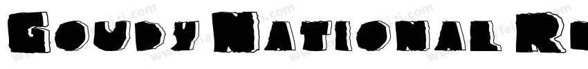 Goudy National Regular字体转换